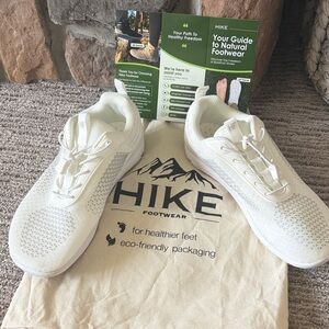 HIKE Women's Athletic Shoes in White - Lightweight Natural Footwear